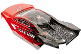 CARROZZERIA VERNICIATA CON DECALS TALION 6S BLX 1:8 - ROSSO/NERO - ARAC3324
