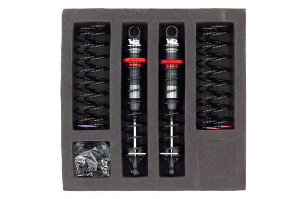 Ammortizzatore anteriore RC Car Ammortizzatore ad alte prestazioni Aggiornamento per modello a due ruote motrici 1/10 Hobby Nero Blu (nero ECX1095BL) | Leroy Merlin