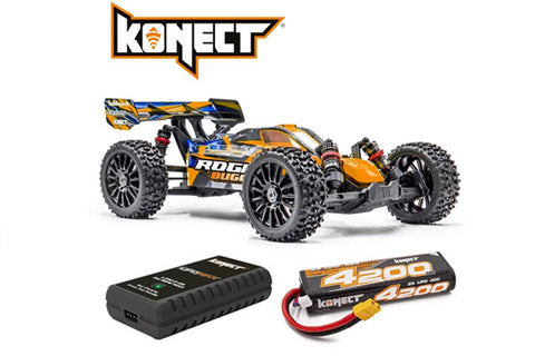 ROGUE BUGGY BRUSHLESS PACK - 100% RTR BUGGY 1:8 - ORANGE