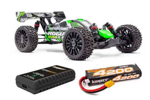 ROGUE BUGGY 2.0 BRUSHLESS PACK VERSION - RTR BUGGY 1:8 - VERDE