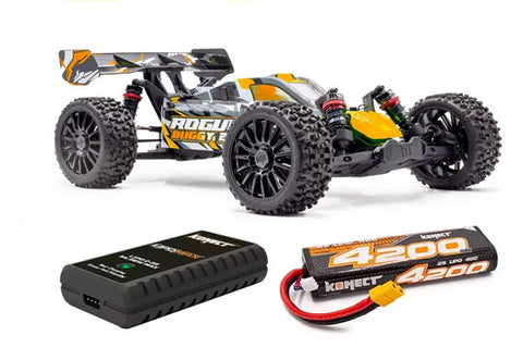 ROGUE BUGGY 2.0 BRUSHLESS PACK VERSION - RTR BUGGY 1:8 - ORANGE