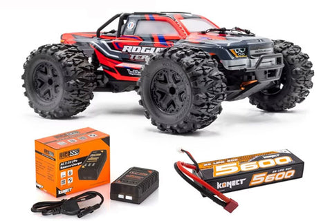 ROGUE TERRA BRUSHLESS PACK - RTR MONSTER TRUCK 1:10 - ROSSO