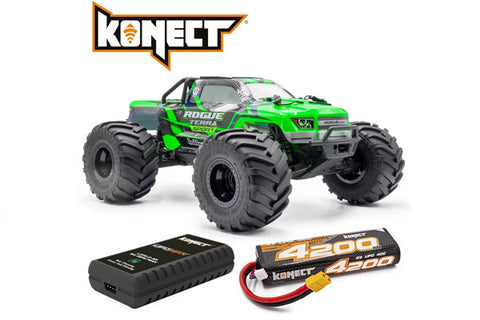 ROGUE TERRA SPORT BRUSHLESS PACK - RTR MONSTER TRUCK 1:10 - VERDE