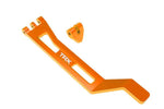 FERMA BATTERIA + SUPPORTO IN ALLUMINIO 6061-T6 - ARANCIO - 10726-ORNG