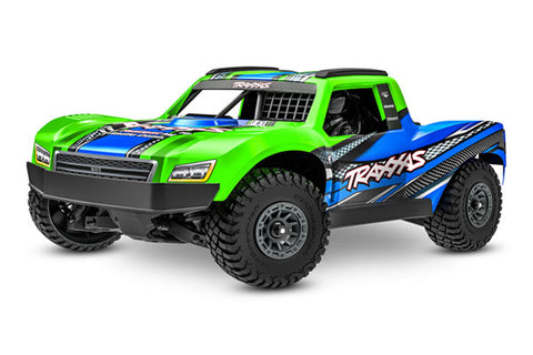MINI SLASH BRUSHLESS BL-2S  - RTR SHORT COURSE 1:10 - VERDE/BLU
