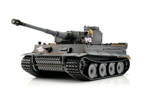 PRO-EDITION TIGER I EARLY VERSION GRIGIO - INFRAROSSI 1:16 - FUMO CANNONE