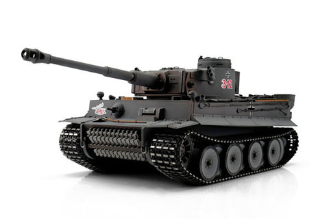 TIGER 1 EARLY VERSION - PALLINI 1:16 CINGOLI IN METALLO - GRIGIO