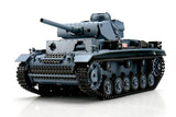 PZKPFW III VERSION L GRIGIO PALLINI / INFRAROSSI 1:16 - CINGOLI METALLO
