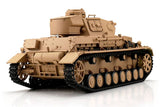 PANZER IV AUSF. F1 SABBIA PALLINI / INFRAROSSI 1:16 - CINGOLI METALLO