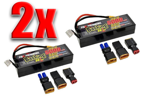 2X BASHING BATTERIA LIPO 3S 11,1V 5000MAH 50C LP [MULTI]