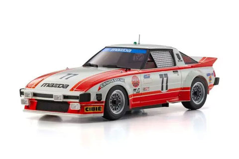 MR-04 RWD SERIES - MADZA SAVANNA RX-7 DAYTONA '79 NO.77 - RTR ON-ROAD 1:27 - ROSSO