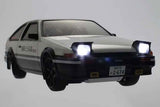 FIRST INITIAL-D - TOYOTA SPRINTER TRUENO AE86 - BIANCO/NERA - RTR ON-ROAD 1:28