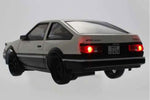 FIRST INITIAL-D - TOYOTA SPRINTER TRUENO AE86 - BIANCO/NERA - RTR ON-ROAD 1:28