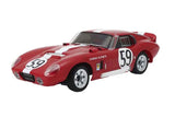 FIRST INITIAL-D - SHELBY COBRA DAYTONA No. 59 - ROSSO - RTR ON-ROAD 1:28