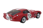 FIRST INITIAL-D - SHELBY COBRA DAYTONA No. 59 - ROSSO - RTR ON-ROAD 1:28