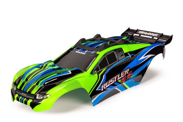 Traxxas Trx8911g a Quadri Maxx Verde verniciato Decalcomania