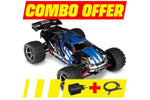 E-REVO 4WD BRUSHLESS VXL-3M - RTR MONSTER TRUCK 1:16 BLU