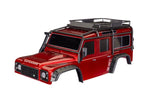 CARROZZERIA DEFENDER VERNICIATA ROSSO CLIPLESS PER TRX4 - 8050-RED