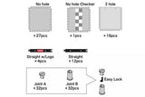 MINI-Z CARPET TRACK 50 SET ESPANSIONE (44PZ - 50X50) - 87212B