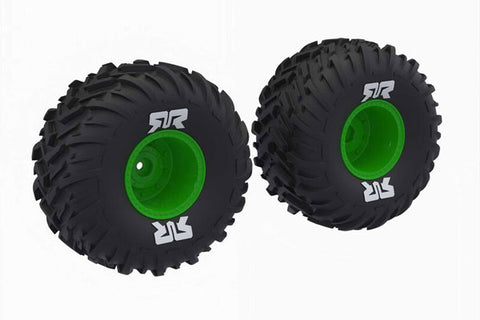 PNEUMATICI dBOOTS CHEVRON MT INCOLLATI SU CERCHI VERDI - ARA-2575