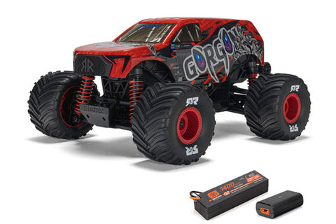GORGON GROM BRUSHED 4X4 - RTR MONSTER TRUCK 1:16 - ROSSO