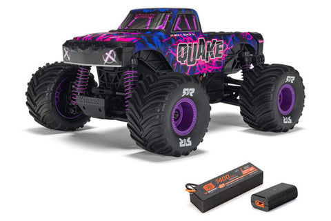 QUAKE GROM BRUSHED 4X4 - RTR MONSTER TRUCK 1:16 - VIOLA