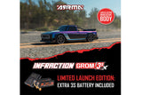 INFRACTION GROM 3S BLX 4X4 LIMITED EDITION - RTR ON ROAD 1:12 - BLU/NERO