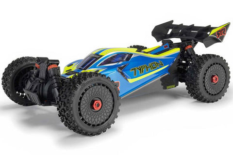 TYPHON MEGA 665 4X4 BRUSHED - RTR BUGGY 1:8 - BLU