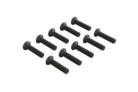 VITE TESTA ESAGONALE PIATTA M3X14MM - ARA722314