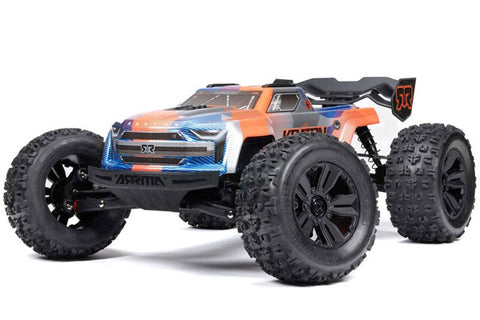 KRATON V6 BLX 4X4 BRUSHLESS 6S - RTR MONSTER TRUCK 1:8 - BLU/ARANCIO