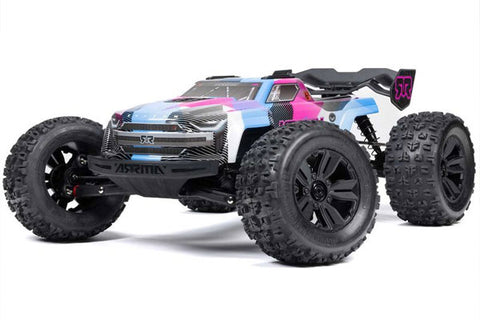 KRATON V6 BLX 4X4 BRUSHLESS 6S - RTR MONSTER TRUCK 1:8 - BLU/PINK