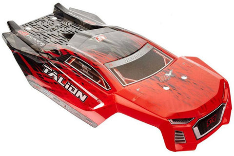 CARROZZERIA VERNICIATA CON DECALS TALION 6S BLX 1:8 - ROSSO/NERO - ARAC3324