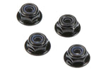 DADO DI BLOCCAGGIO FLANGIATO 4MM NERO - ARAC9810