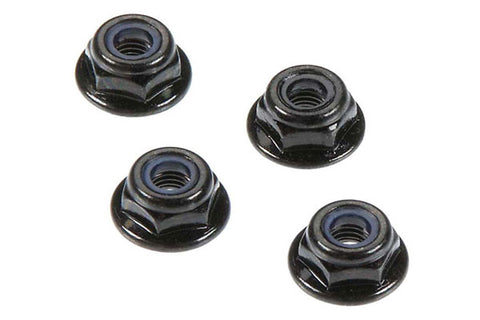 DADO DI BLOCCAGGIO FLANGIATO 4MM NERO - ARAC9810
