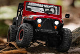 SCX30 JEEP CJ-7 GENRIGHT 4X4 BRUSHED - RTR CRAWLER 1:30 - ROSSO