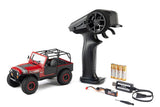 SCX30 JEEP CJ-7 GENRIGHT 4X4 BRUSHED - RTR CRAWLER 1:30 - ROSSO