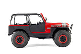 SCX30 JEEP CJ-7 GENRIGHT 4X4 BRUSHED - RTR CRAWLER 1:30 - ROSSO