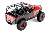 SCX30 JEEP CJ-7 GENRIGHT 4X4 BRUSHED - RTR CRAWLER 1:30 - ROSSO