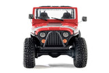 SCX30 JEEP CJ-7 GENRIGHT 4X4 BRUSHED - RTR CRAWLER 1:30 - ROSSO