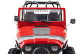 SCX30 JEEP CJ-7 GENRIGHT 4X4 BRUSHED - RTR CRAWLER 1:30 - ROSSO