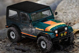 SCX30 JEEP CJ-7 RENEGADE 4X4 BRUSHED - RTR CRAWLER 1:30 - VERDE