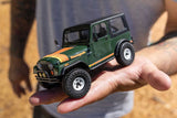 SCX30 JEEP CJ-7 RENEGADE 4X4 BRUSHED - RTR CRAWLER 1:30 - VERDE