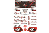 CARROZZERIA NXT NON TAGLIATA CON DECALS - CA-297-STICK