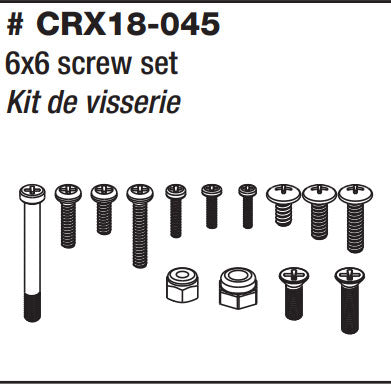Hobbytech Kit Visserie Complet CRX CRX-055