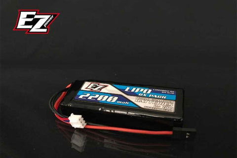 EZPOWER BATTERIA  LIPO 2S 7.4V-2200 (RX/TX) - EZP2200/2-RX