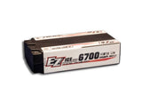 EZPOWER BATTERIA LIPO LONG RUN SHORT 2S1P 7,6V HV PRO 6700MAH 140/70C ICE SERIES - [GOLD Ø5,0]