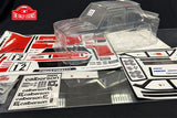 CARROZZERIA 131 ABARTH TRASPARENTE CON DECALS CALBERSON - RALLY LEGENDS