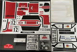 CARROZZERIA 131 ABARTH TRASPARENTE CON DECALS CALBERSON - RALLY LEGENDS