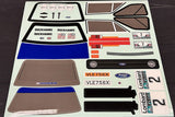 CARROZZERIA FORD ESCORT RS 1800 TRASPARENTE CON DECALS RTHM - RALLY LEGENDS