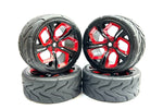 SET GOMME SPEEDGRIP INCOLLATE SU CERCHI DEVIL - STRADALI CON CERCHIO - 4 PEZZI